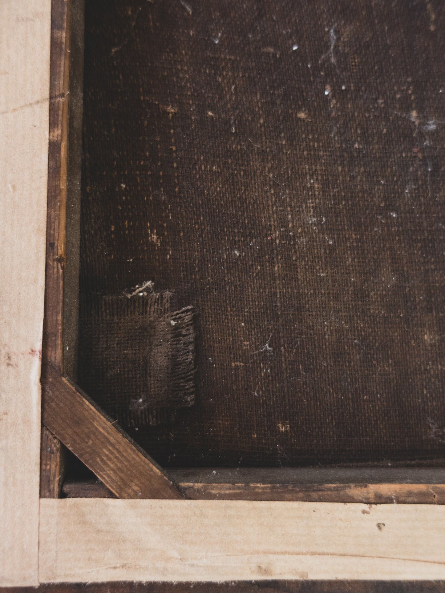 19th c. Distressed Landscape – Oil on Canvas