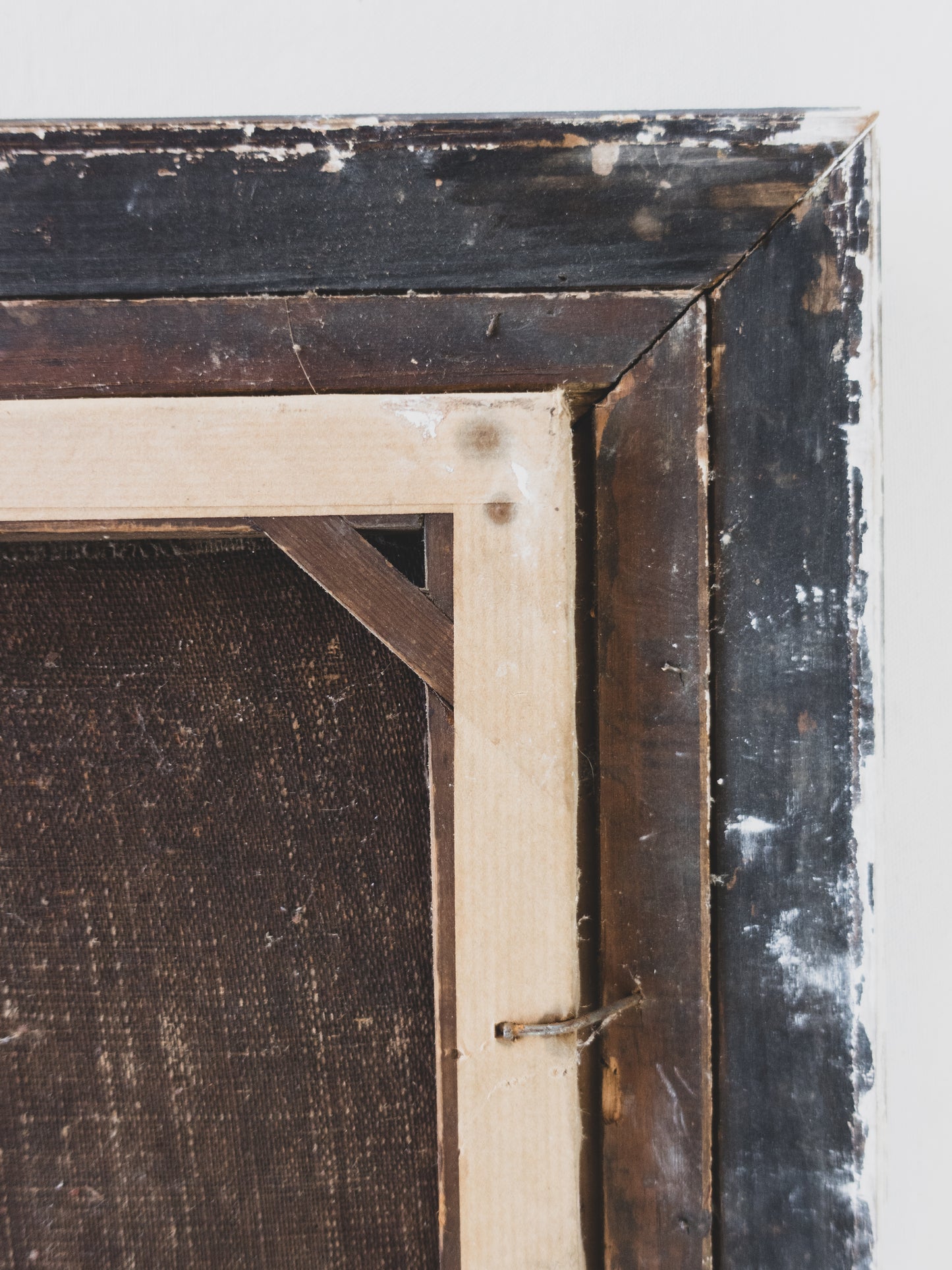 19th c. Distressed Landscape – Oil on Canvas