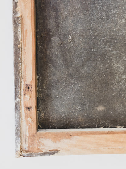 Late 18th c. Portrait of a Lady in Lace and Pearl – Oil on Canvas