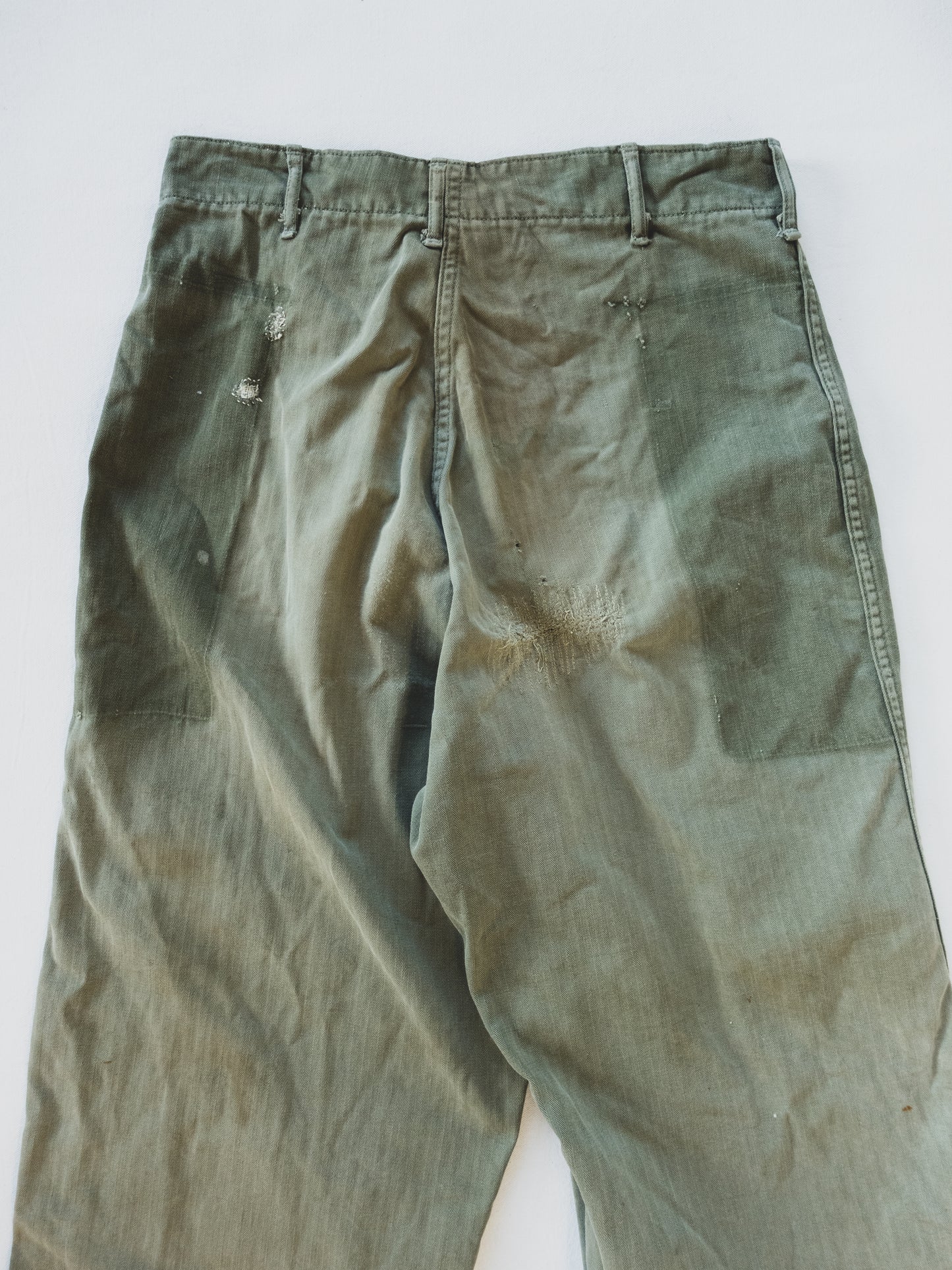 1940's Crazy Patched HBT Pants - 29x29