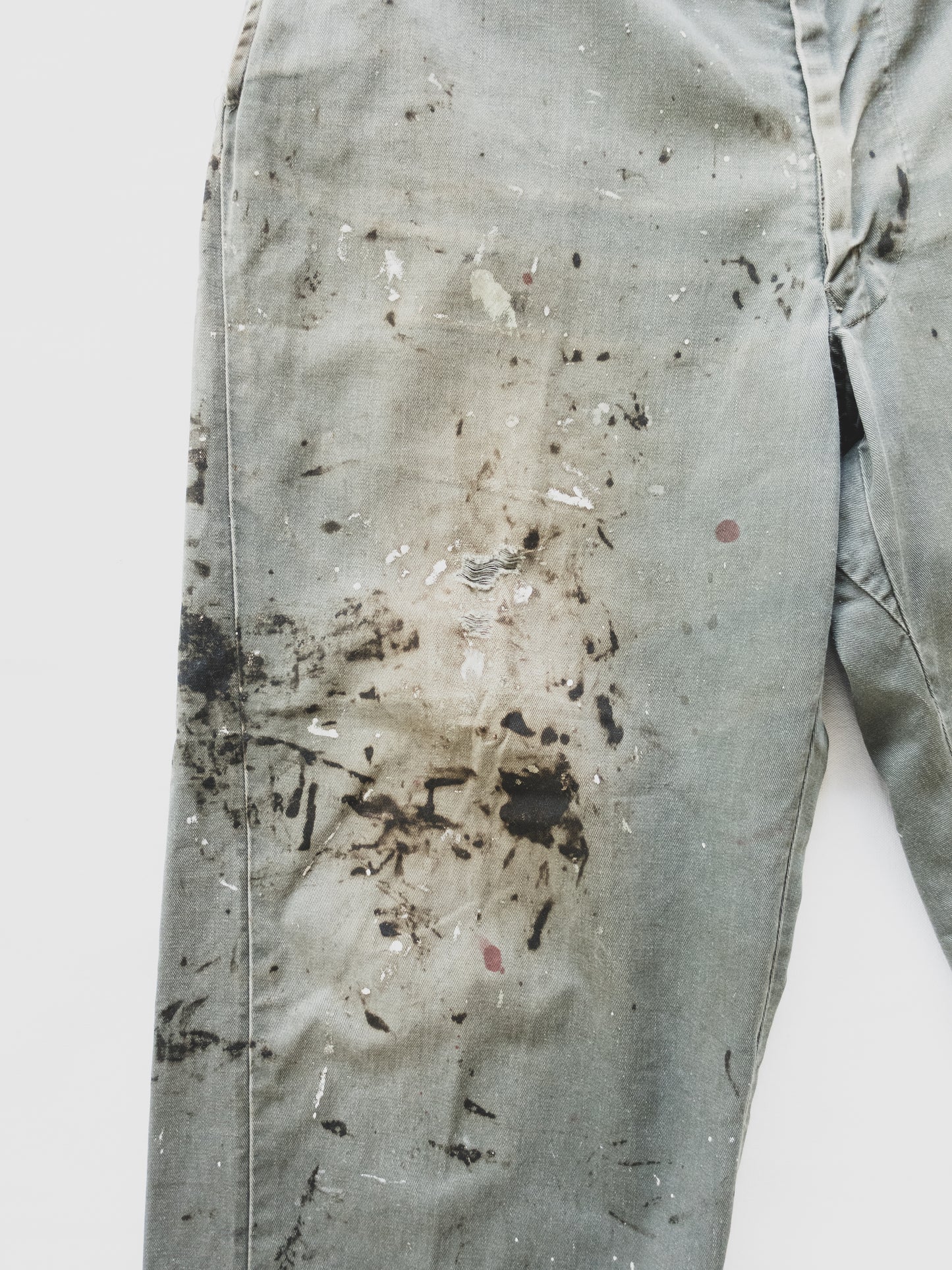 1950's Oil Splattered Work Pants - 40x26