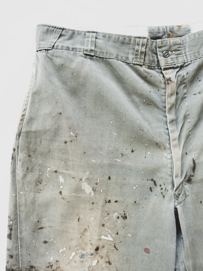 1950's Oil Splattered Work Pants - 40x26