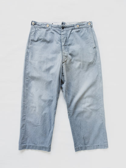 1930's Faded HBT Work Pants - 36x27