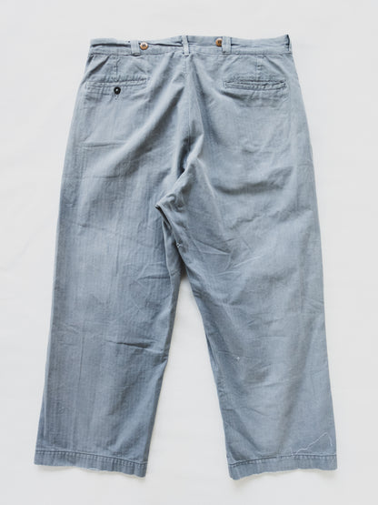 1930's Faded HBT Work Pants - 36x27