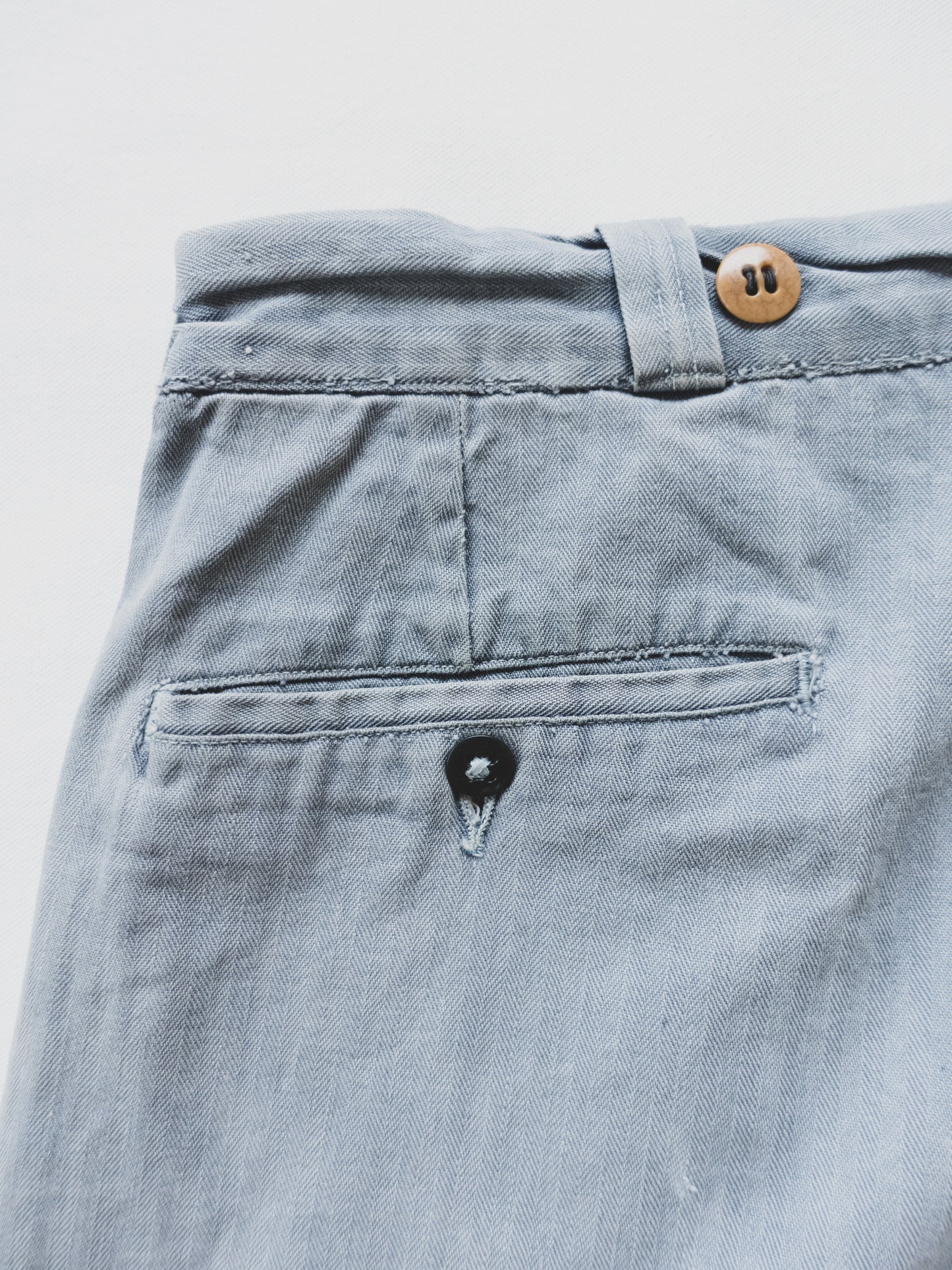 1930's Faded HBT Work Pants - 36x27