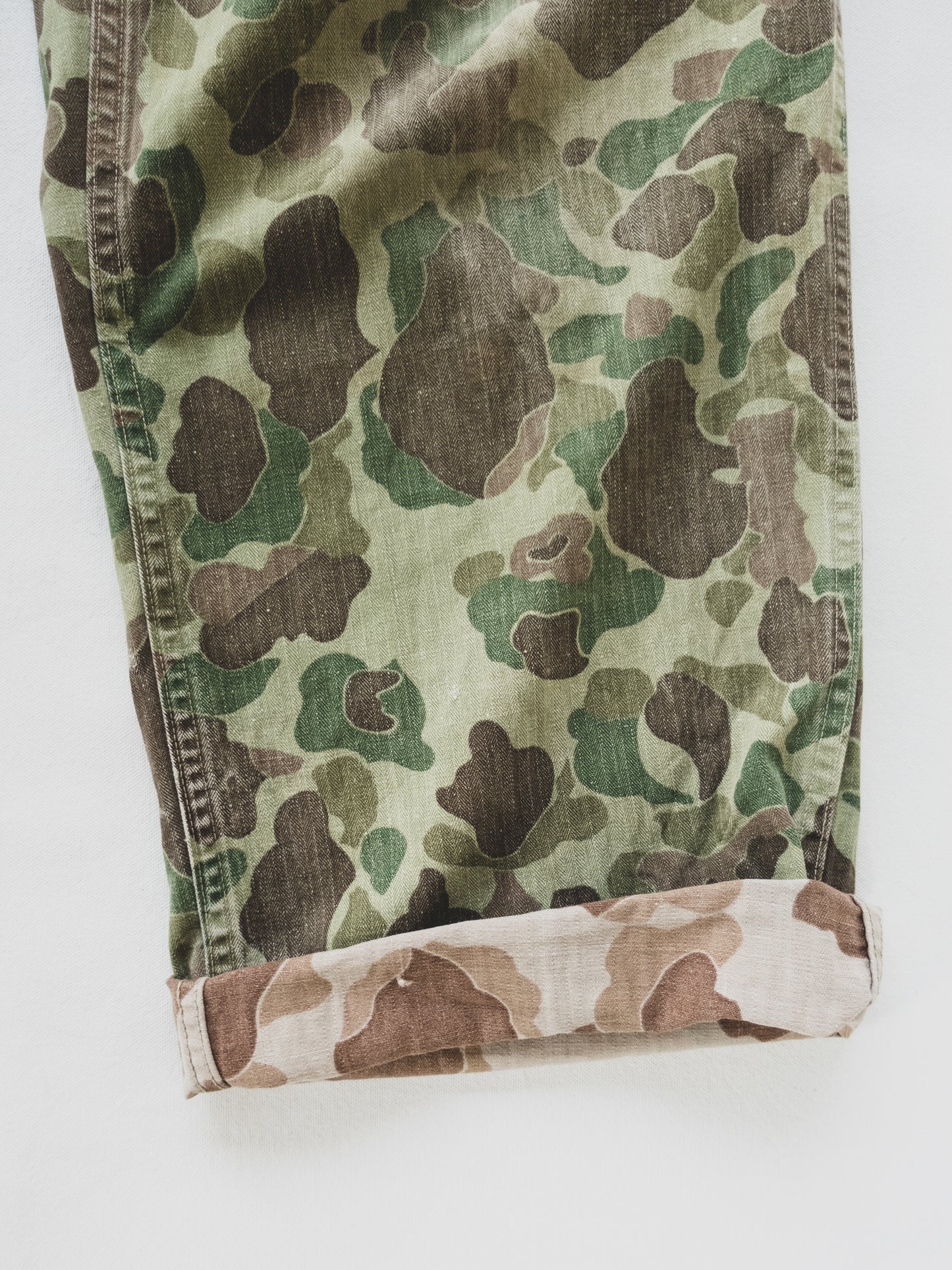 1940's USMC Faded Frogskin Pants - 34x31