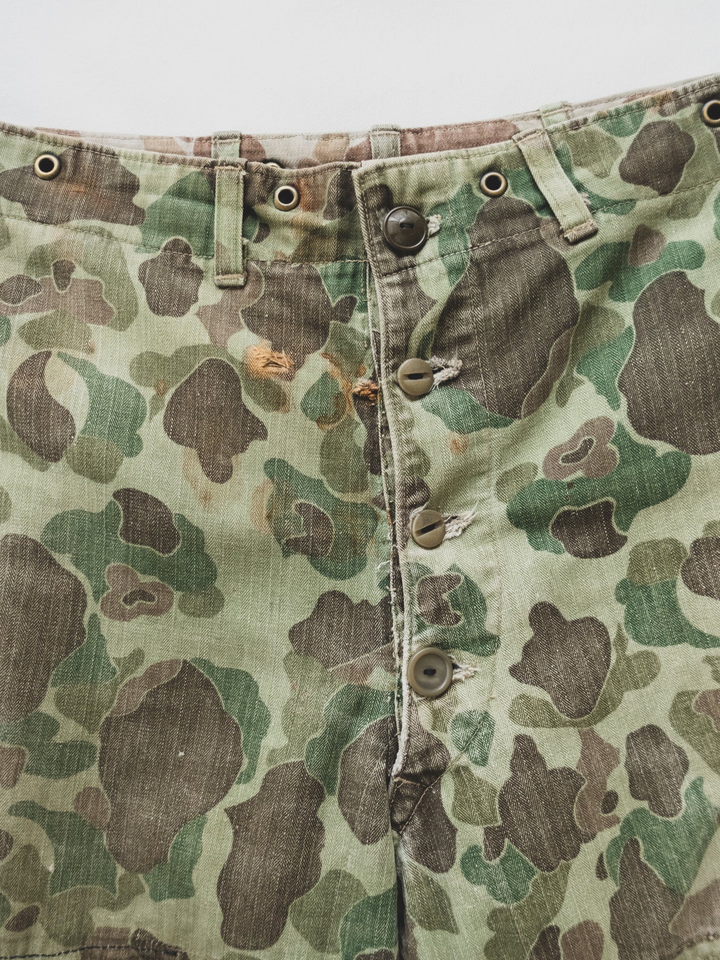 1940's USMC Faded Frogskin Pants - 34x31