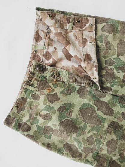 1940's USMC Faded Frogskin Pants - 34x31