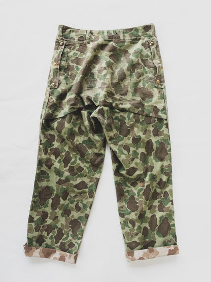 1940's USMC Faded Frogskin Pants - 34x31