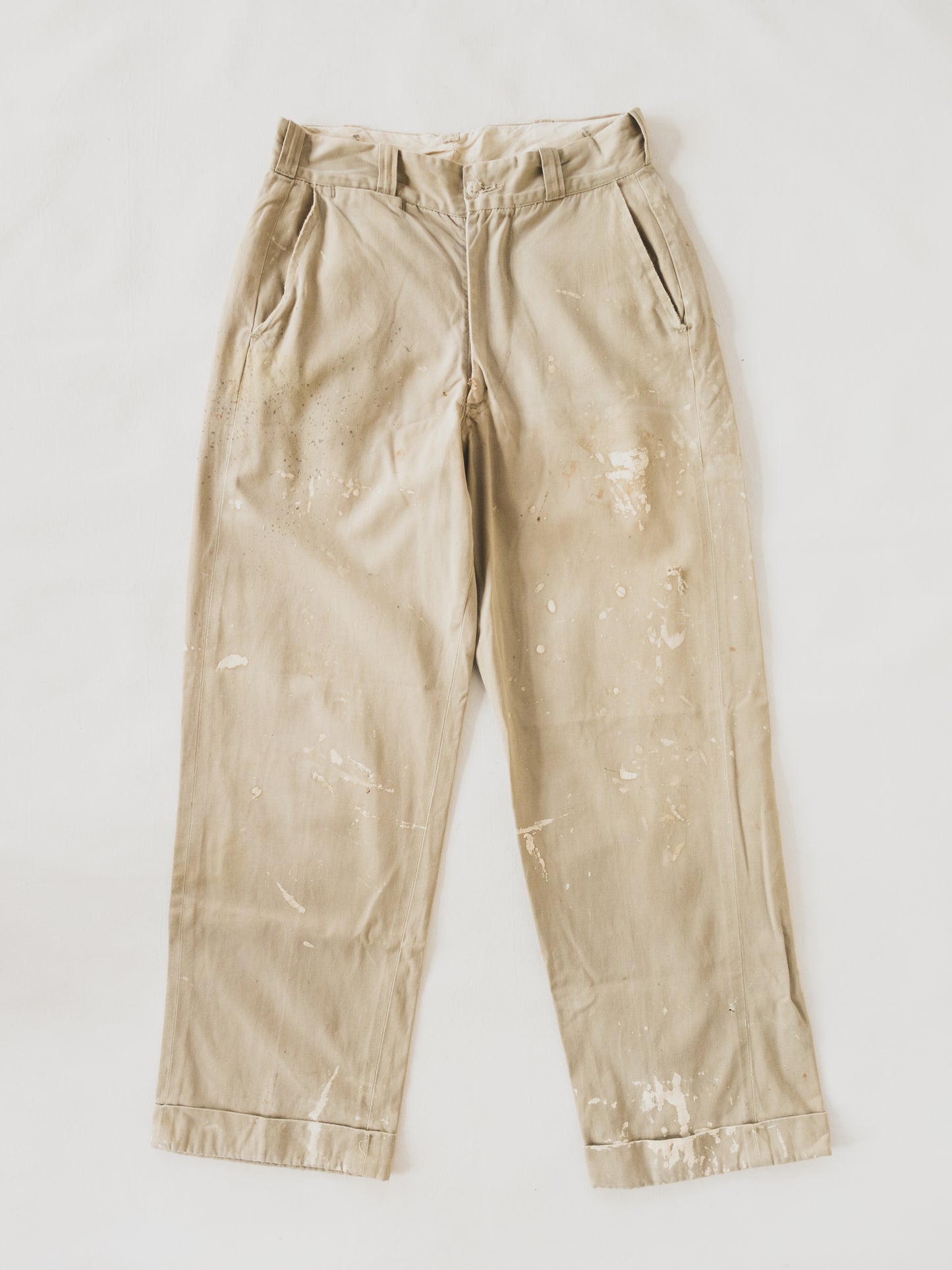 1950's Paint Splattered Work Pants - 30x29