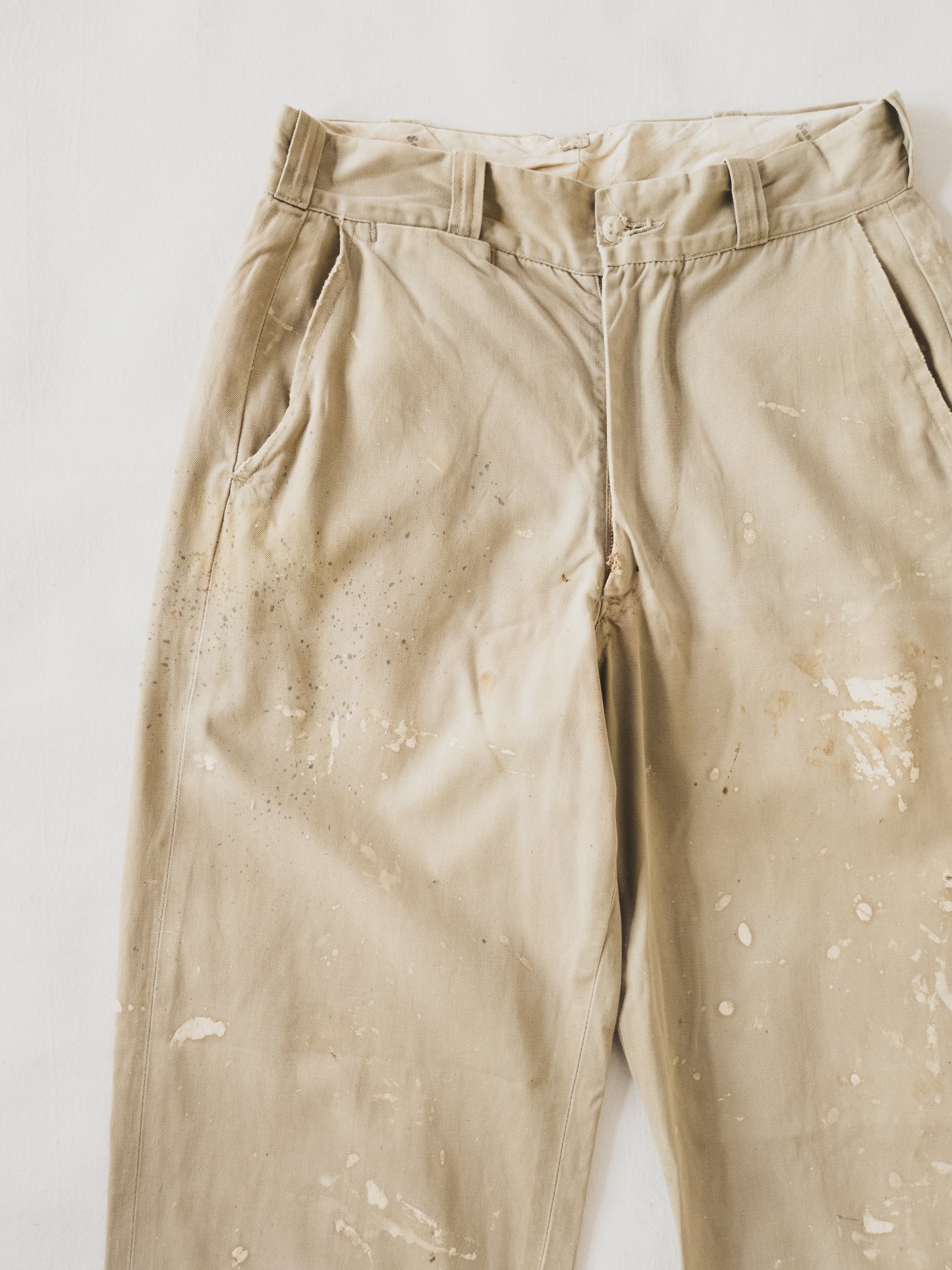 1950's Paint Splattered Work Pants - 30x29