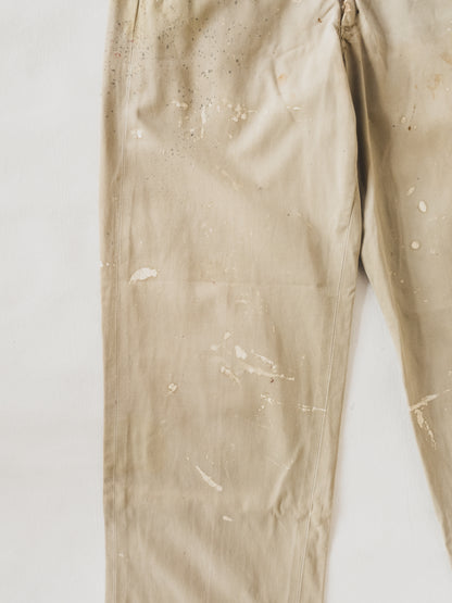 1950's Paint Splattered Work Pants - 30x29