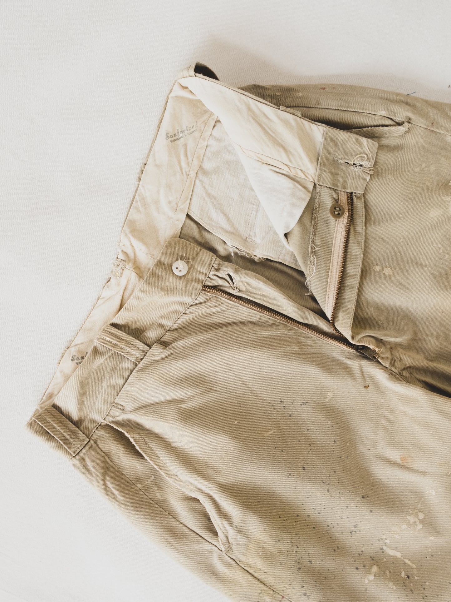 1950's Paint Splattered Work Pants - 30x29