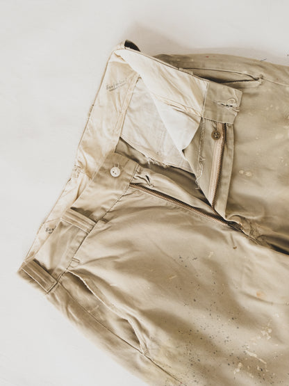 1950's Paint Splattered Work Pants - 30x29