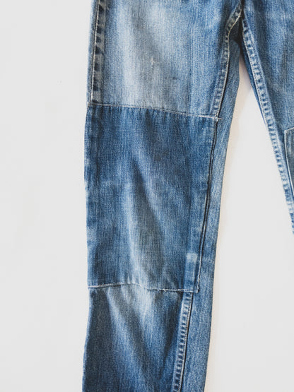 1950's Patched Cowboy Jeans - 25x30