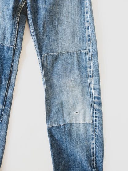 1950's Patched Cowboy Jeans - 25x30