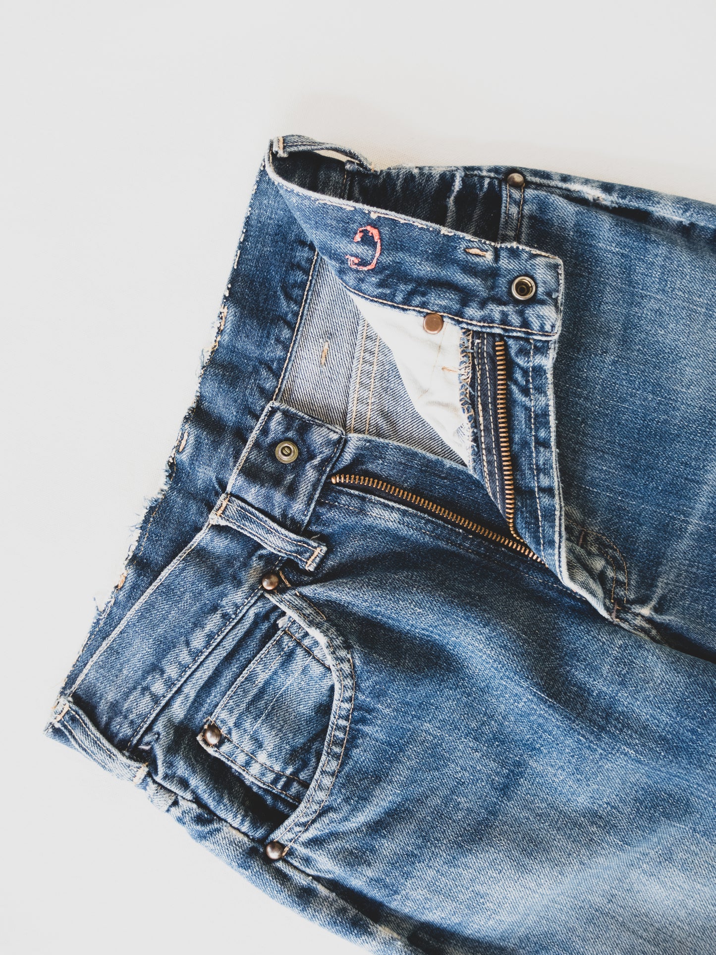 1950's Patched Cowboy Jeans - 25x30