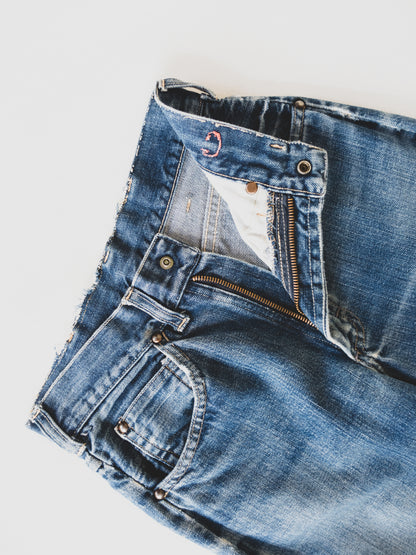 1950's Patched Cowboy Jeans - 25x30