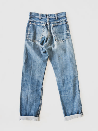 1950's Patched Cowboy Jeans - 25x30