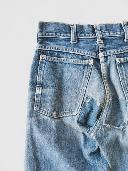 1950's Patched Cowboy Jeans - 25x30