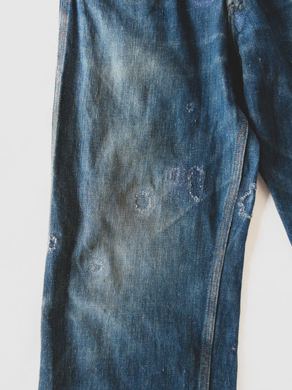 1950's Crazy Repaired Carpenter Pants - 30x29