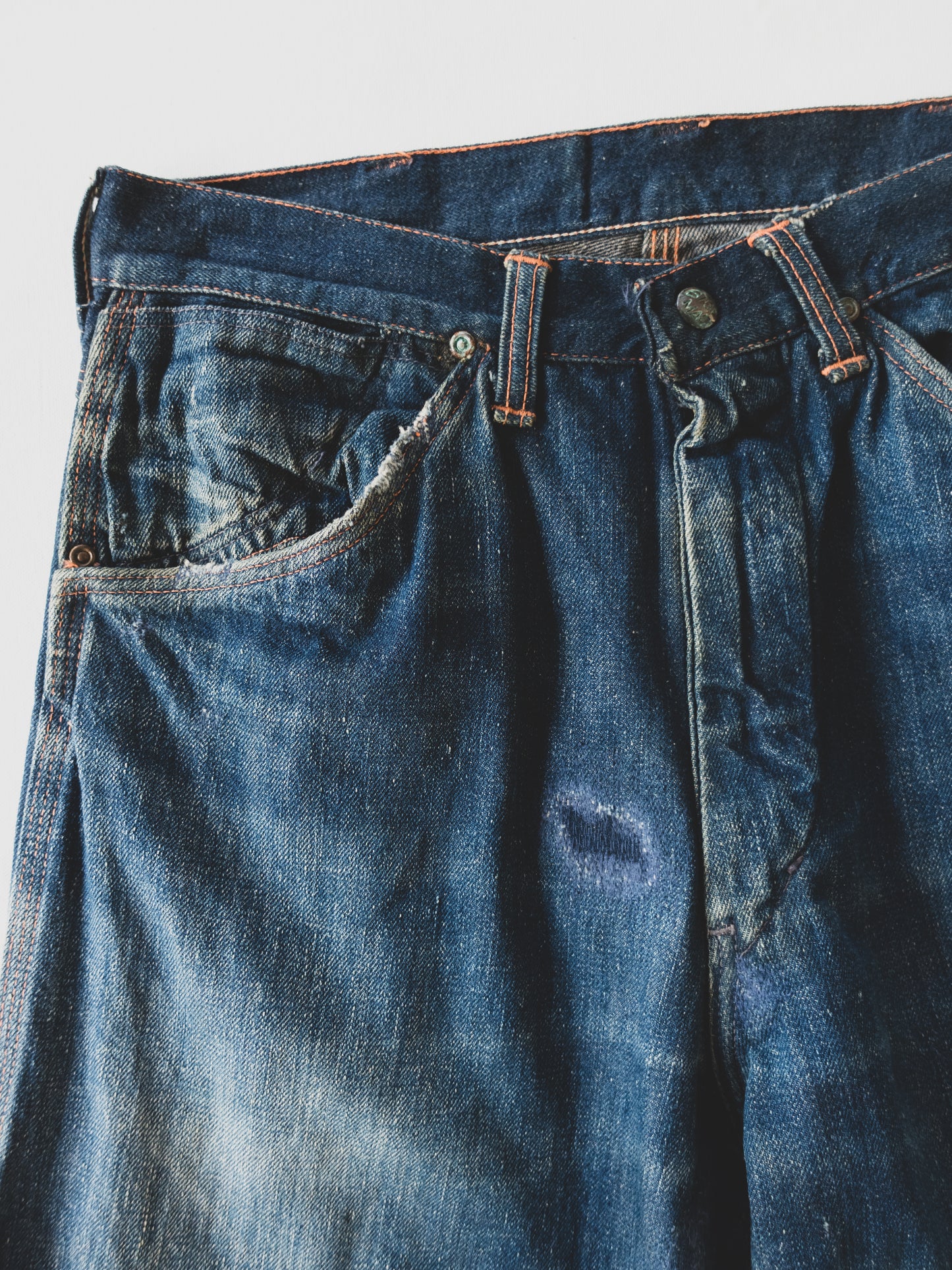 1950's Crazy Repaired Carpenter Pants - 30x29