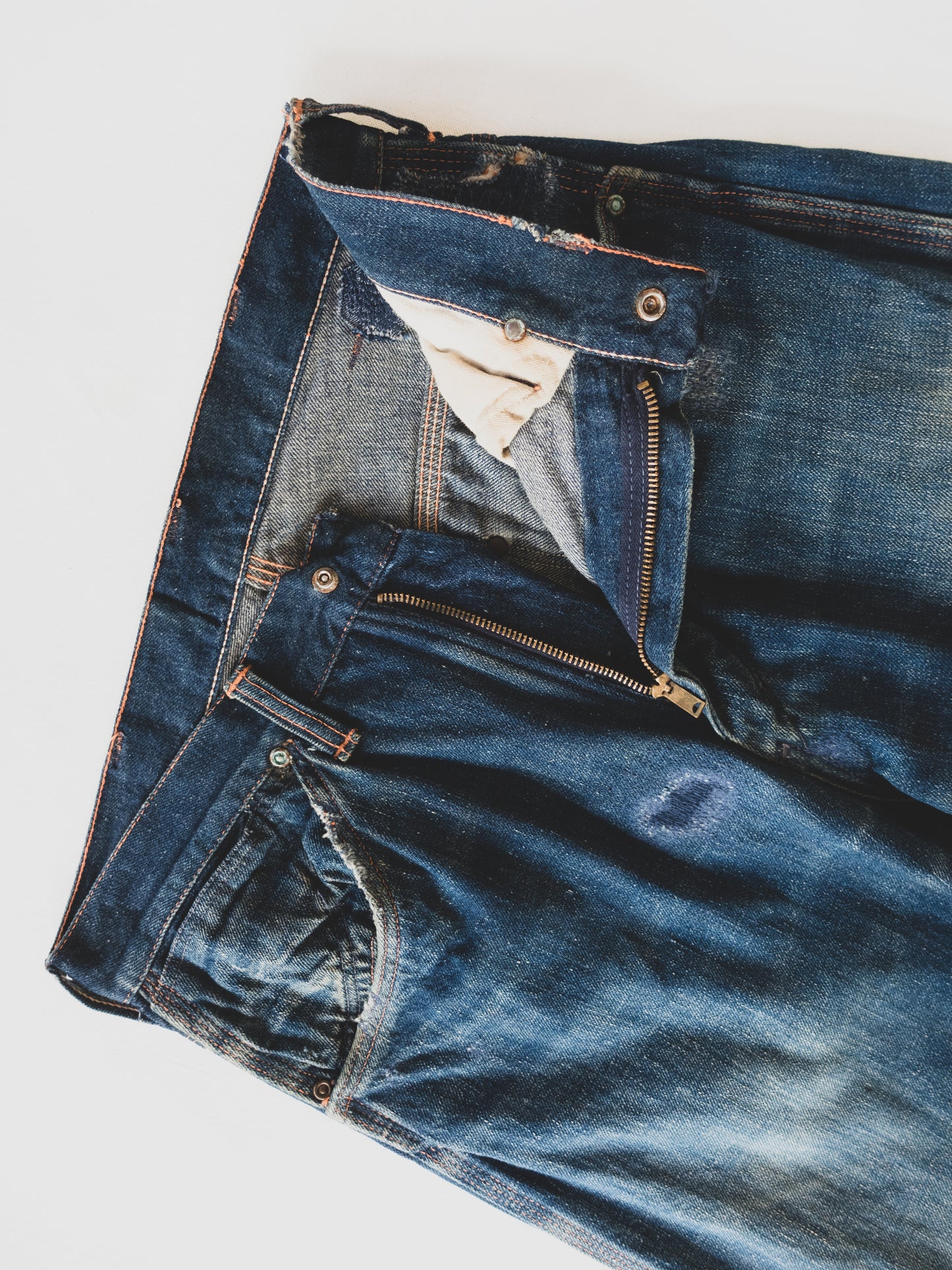 1950's Crazy Repaired Carpenter Pants - 30x29