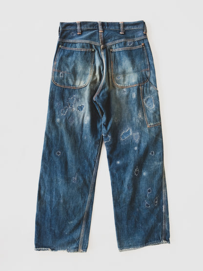 1950's Crazy Repaired Carpenter Pants - 30x29