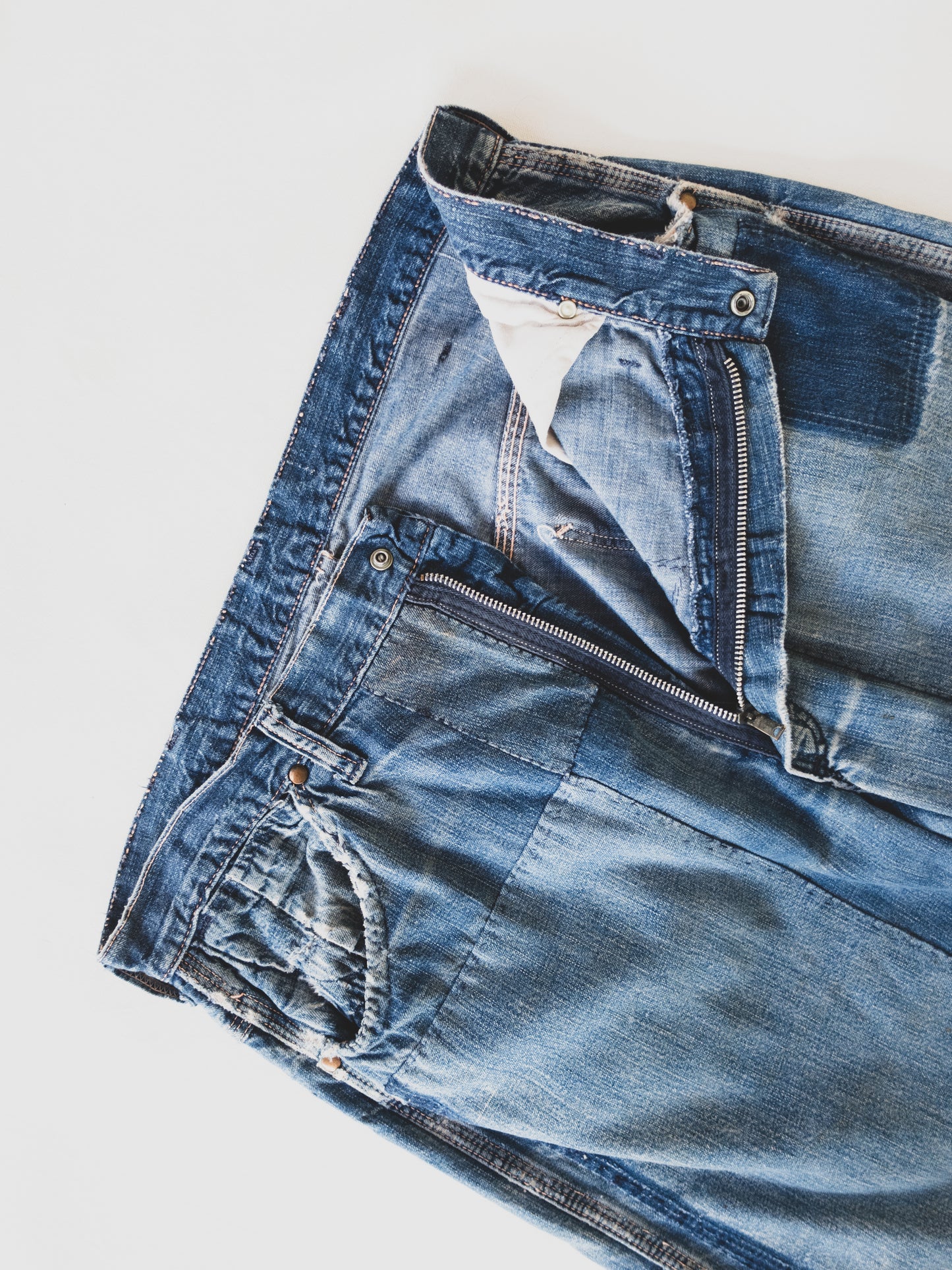 1950's Crazy Patched Carpenter Pants - 34x30