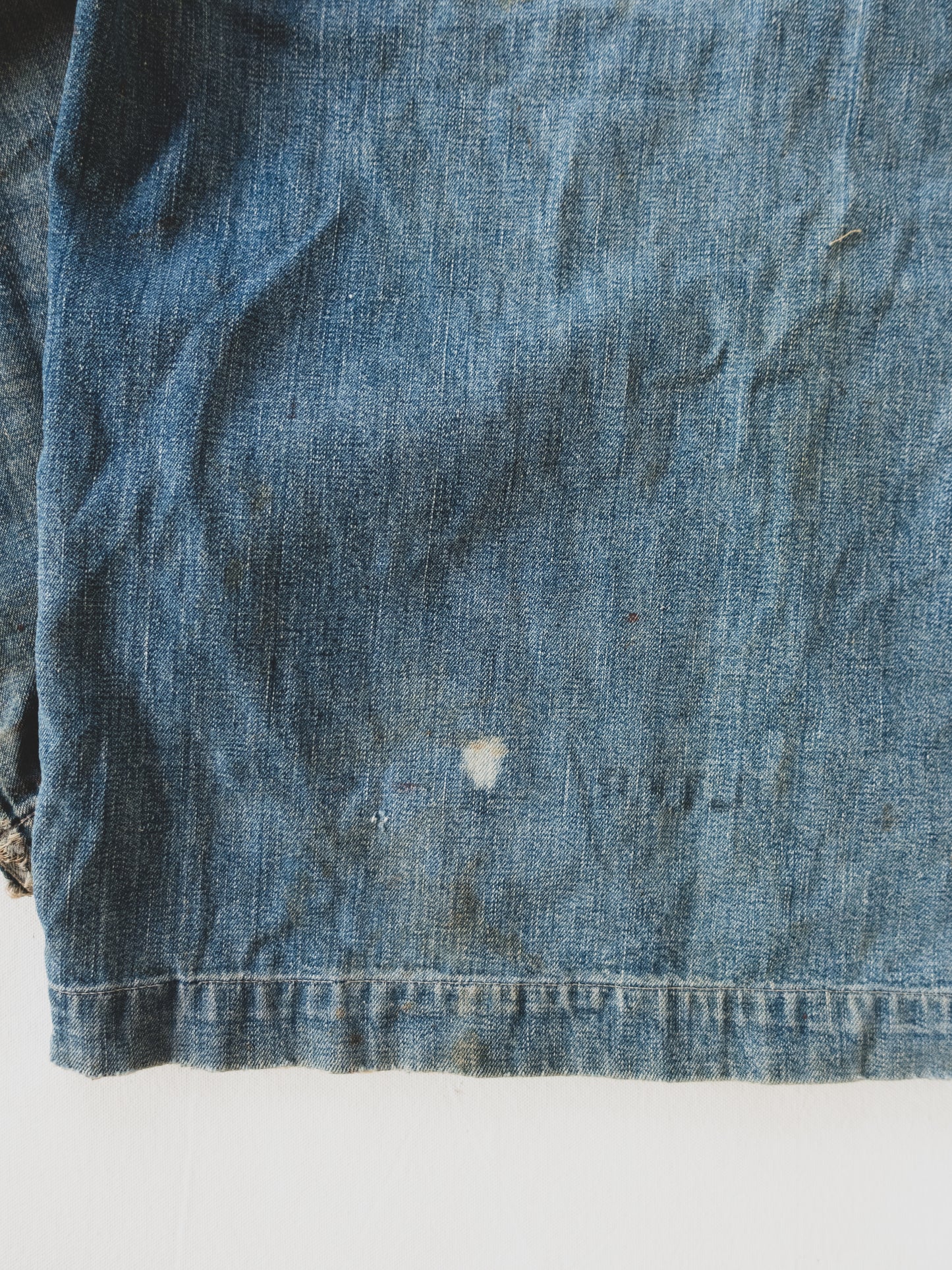 1940's Rare Paint Splattered USN Shawl Collar - S