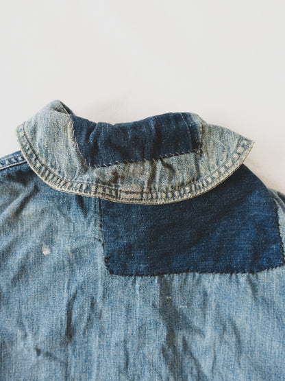 1940's Rare Paint Splattered USN Shawl Collar - S