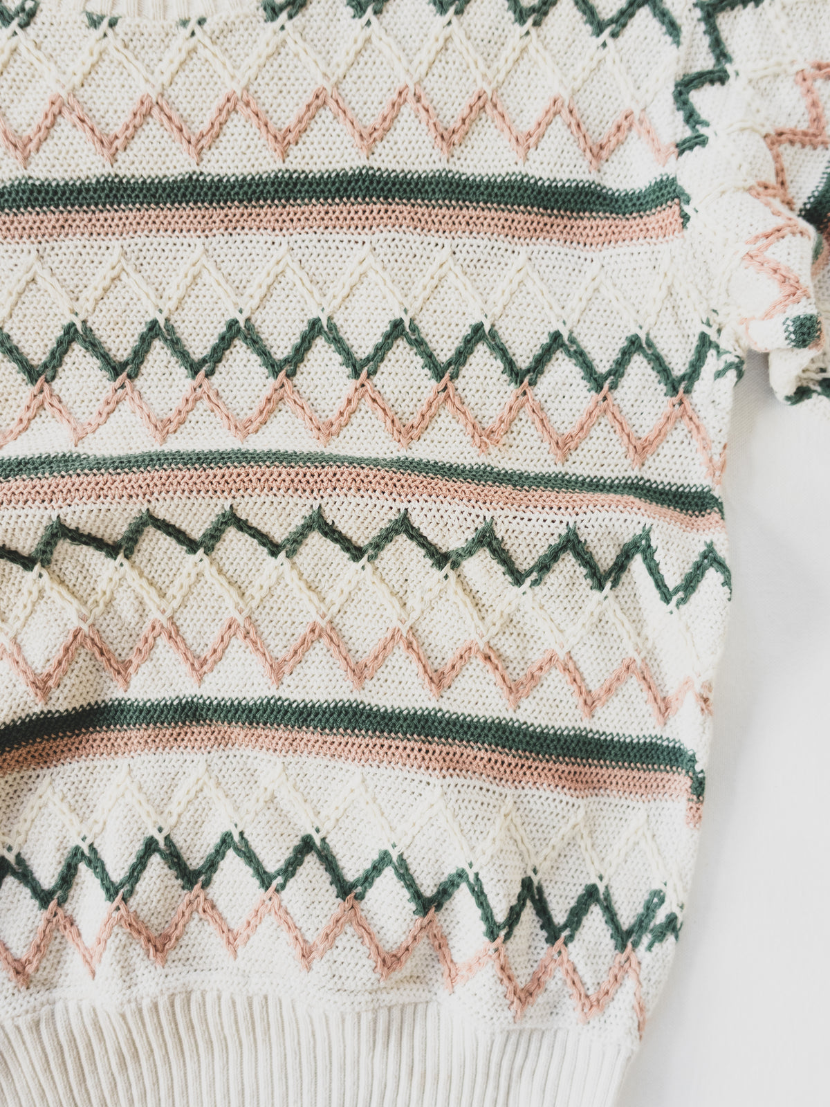 1950s Short Sleeve Cropped Knit - S