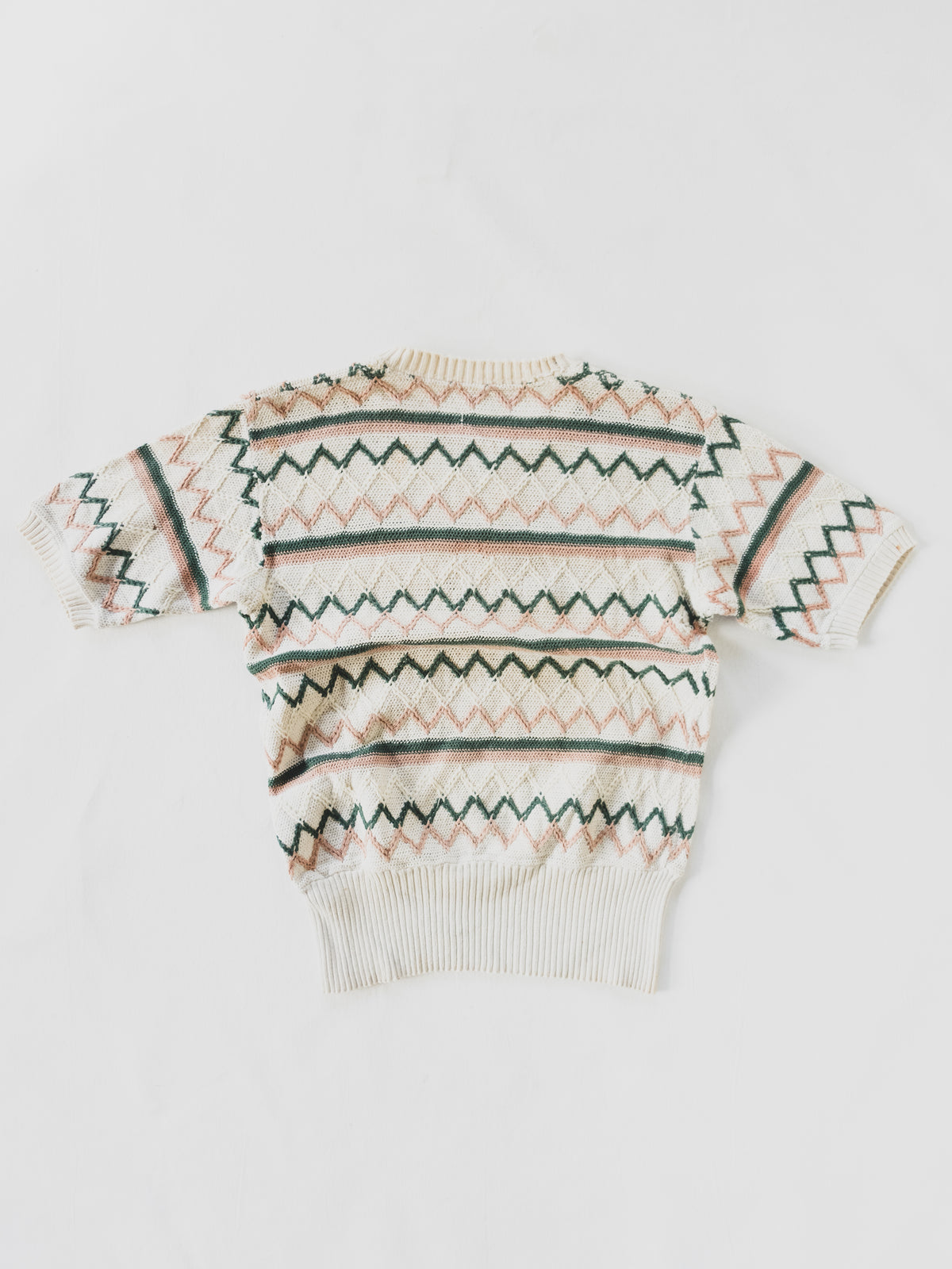 1950s Short Sleeve Cropped Knit - S