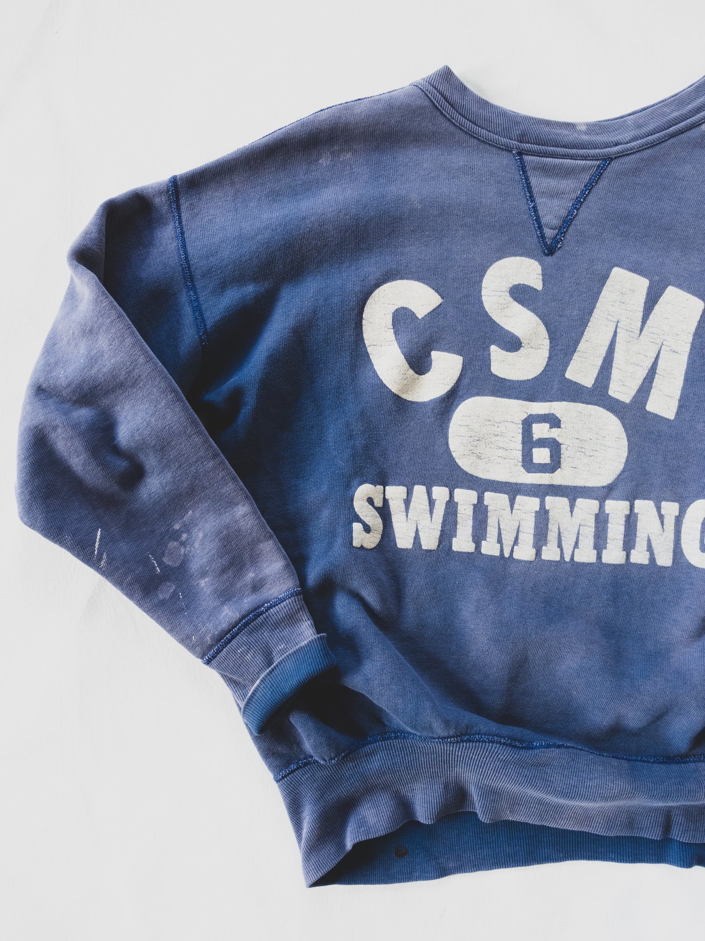 1950's Faded " CSM Swimming " Sweat - M
