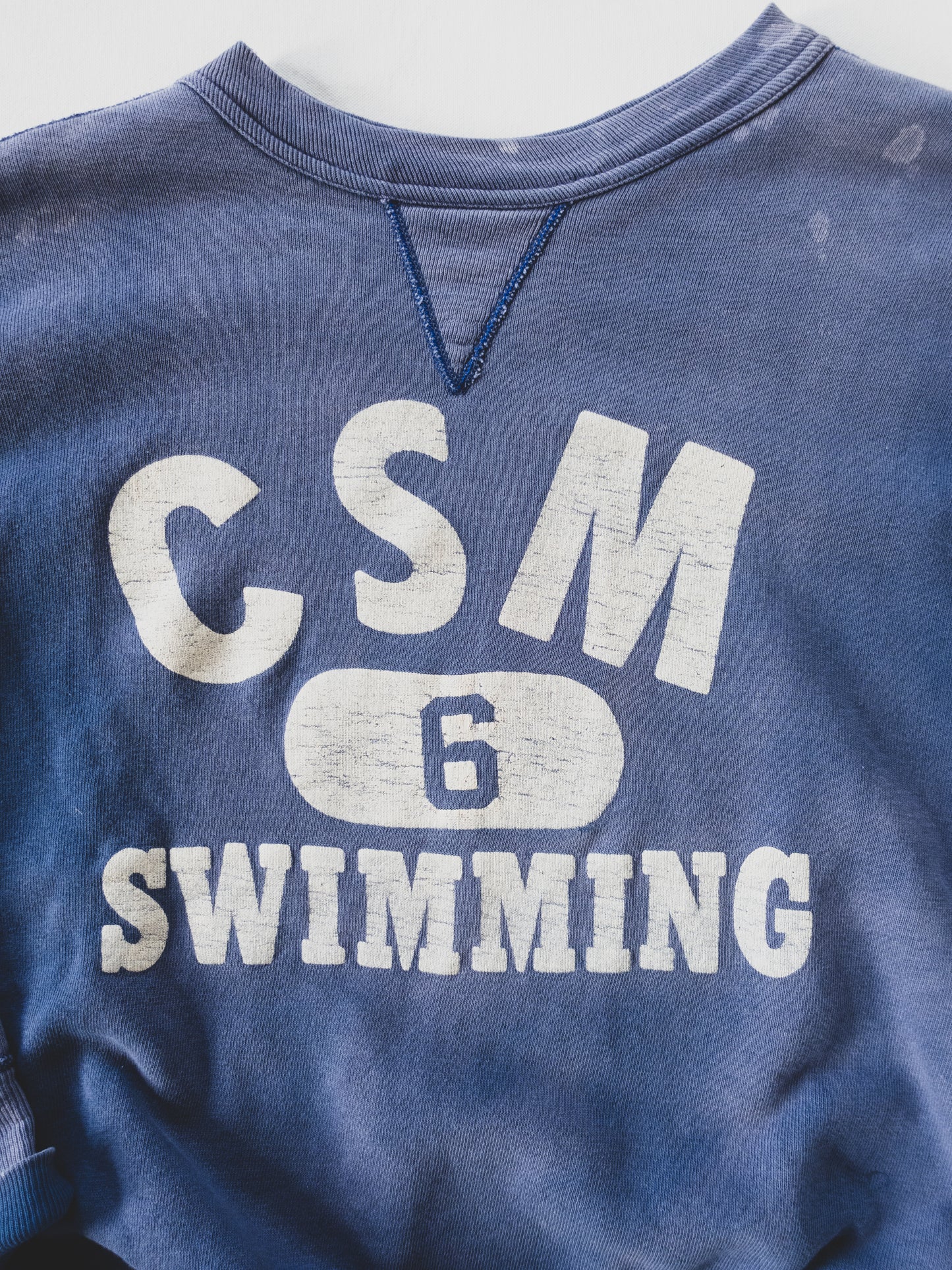 1950's Faded " CSM Swimming " Sweat - M