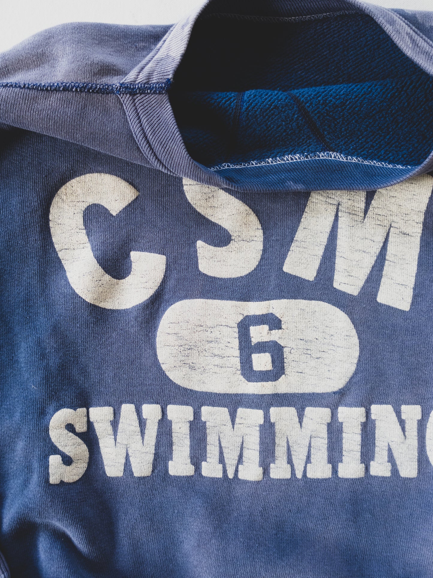 1950's Faded " CSM Swimming " Sweat - M