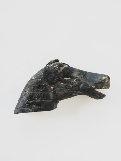 19th c. Hand Carved Horse Fragment