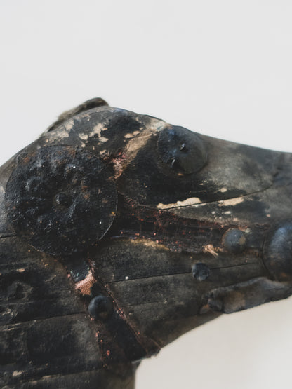 19th c. Hand Carved Horse Fragment