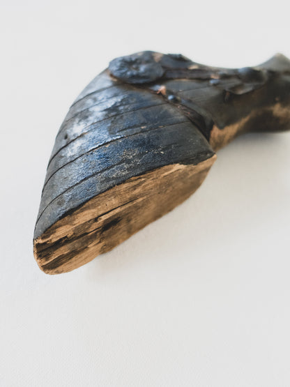 19th c. Hand Carved Horse Fragment