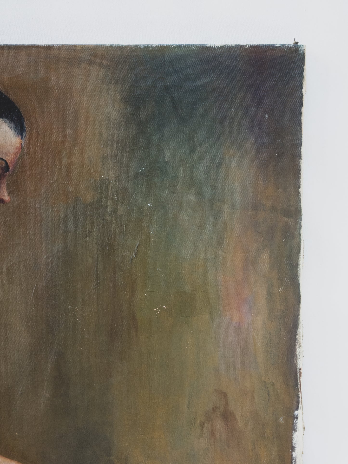 1940's Distressed Nude Oil Painting