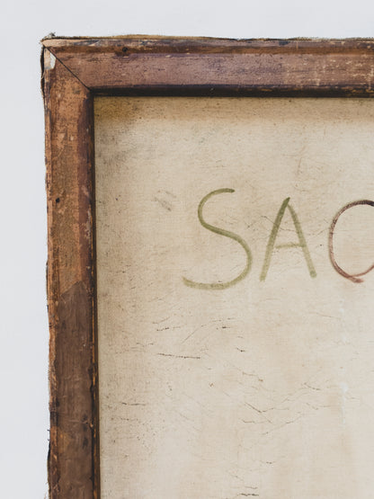 1940's Distressed Nude Oil Painting