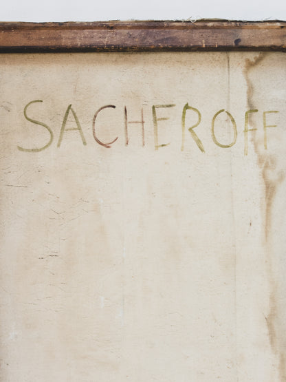 1940's Distressed Nude Oil Painting