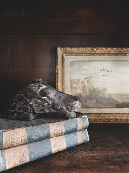 19th c. Hand Carved Horse Fragment