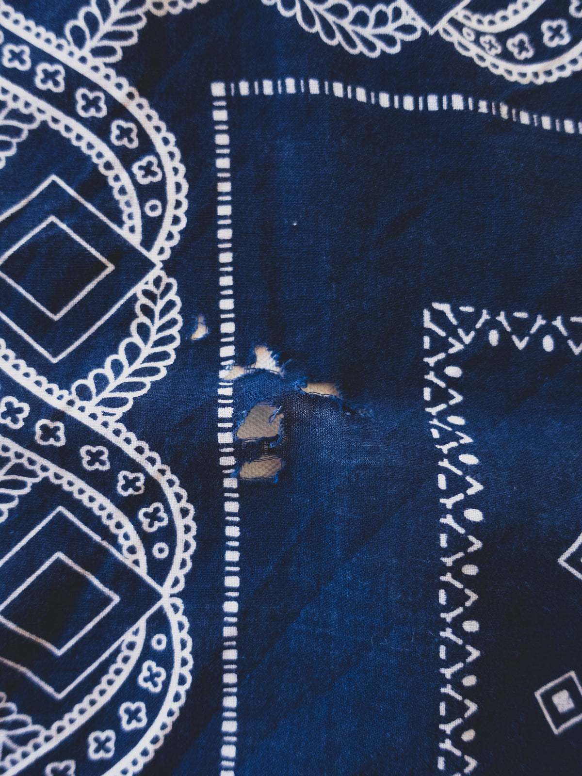 1930s Tattered Bandana