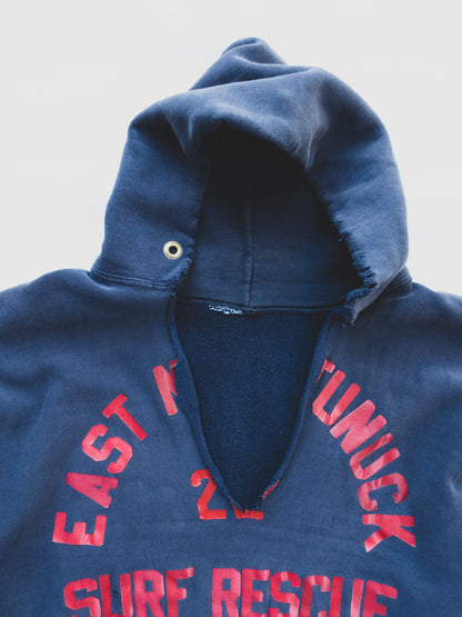 1960's " East Matunuck Surf Rescue " Hoodie - M/L