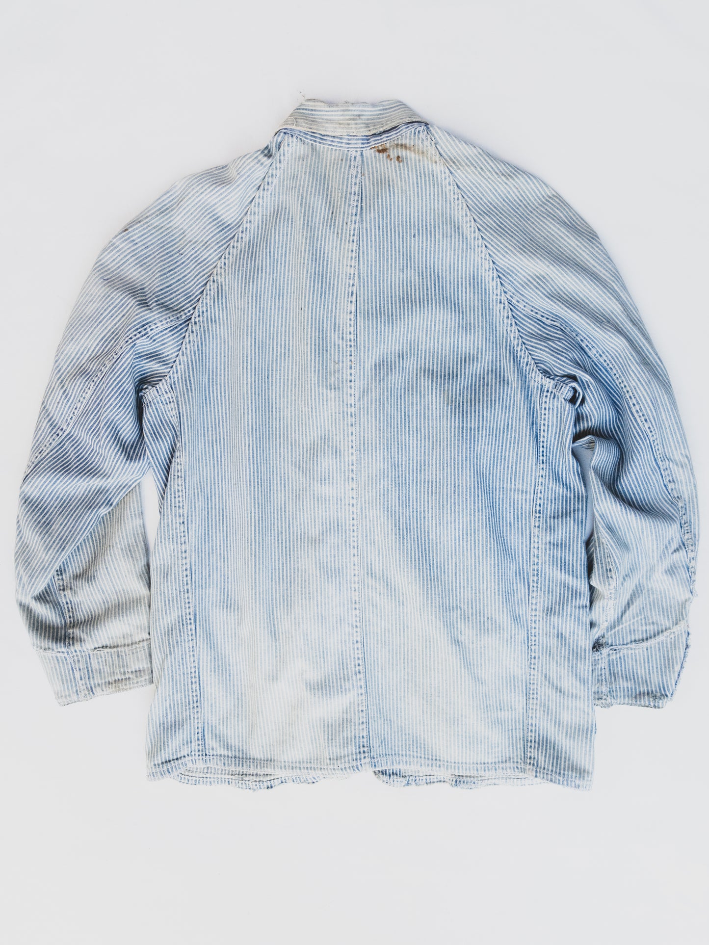 1940's Rare Faded Hickory Stripe Chore - M