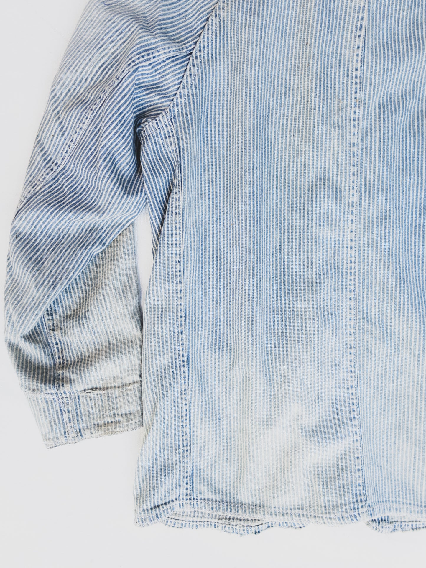 1940's Rare Faded Hickory Stripe Chore - M