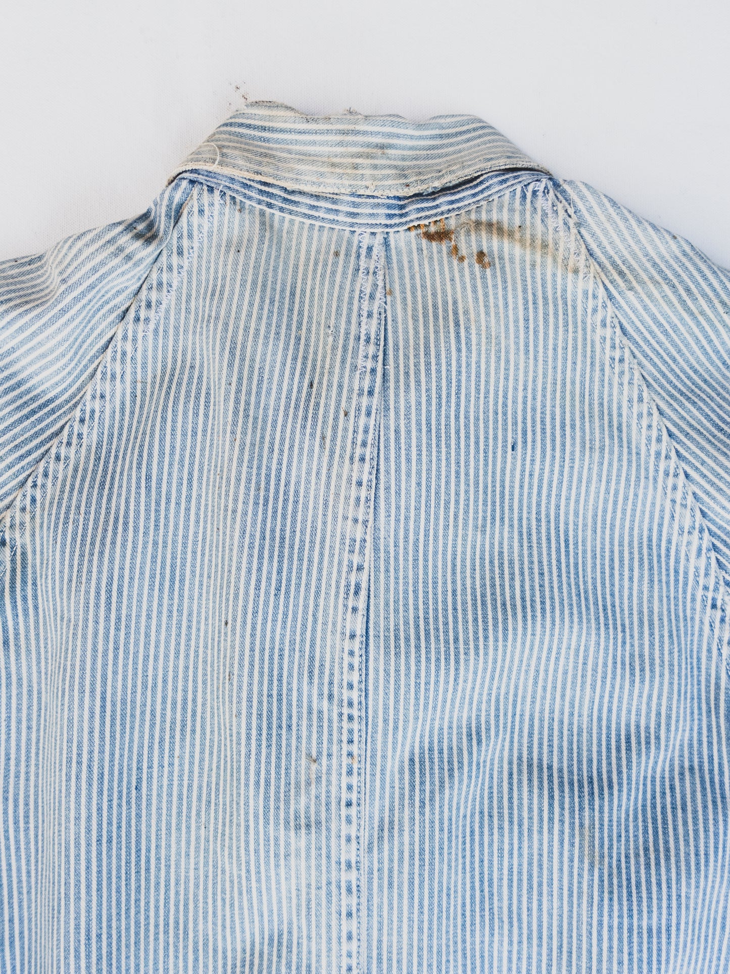 1940's Rare Faded Hickory Stripe Chore - M