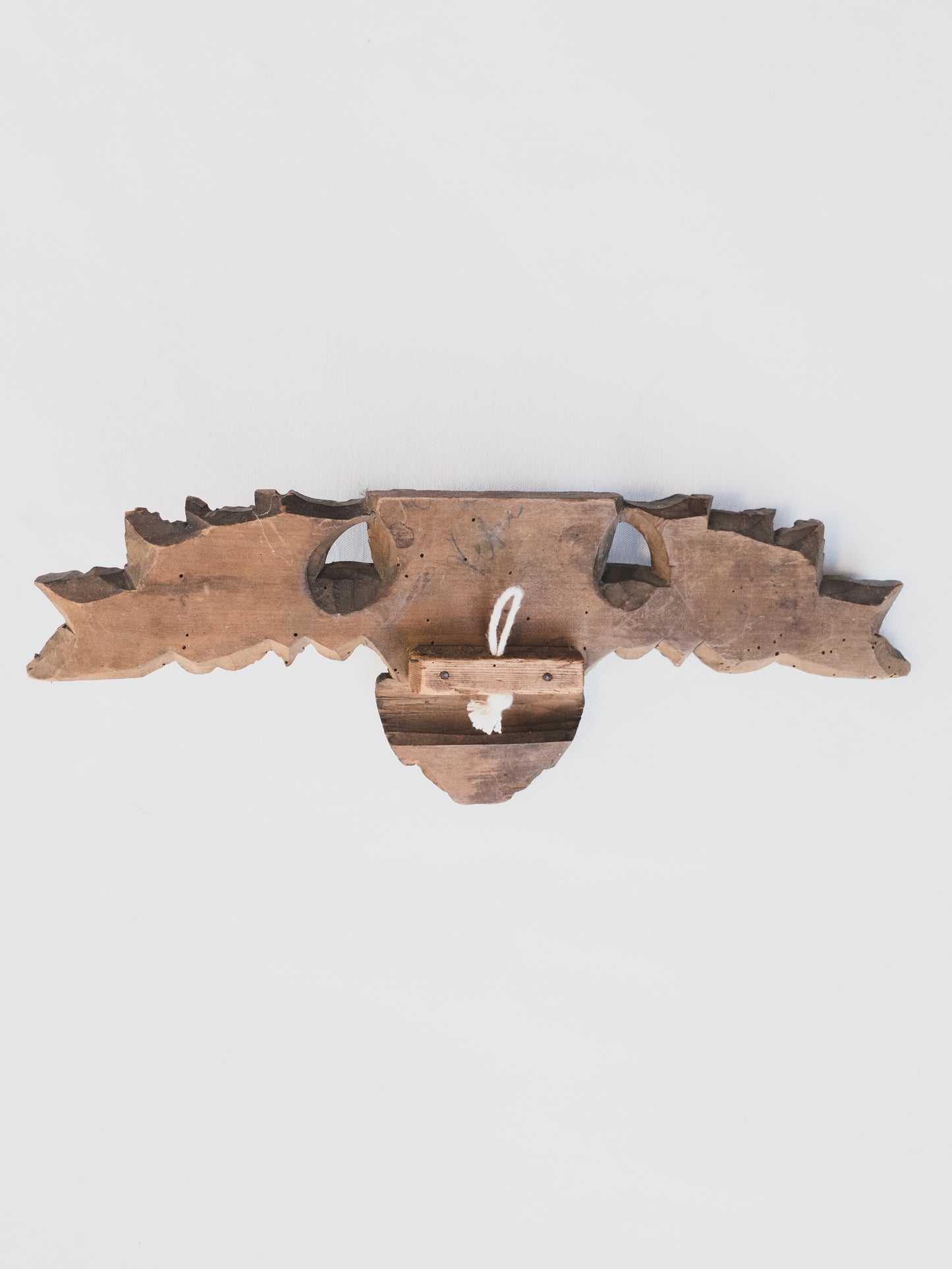 19th c. Hand Carved Cherub Fragment