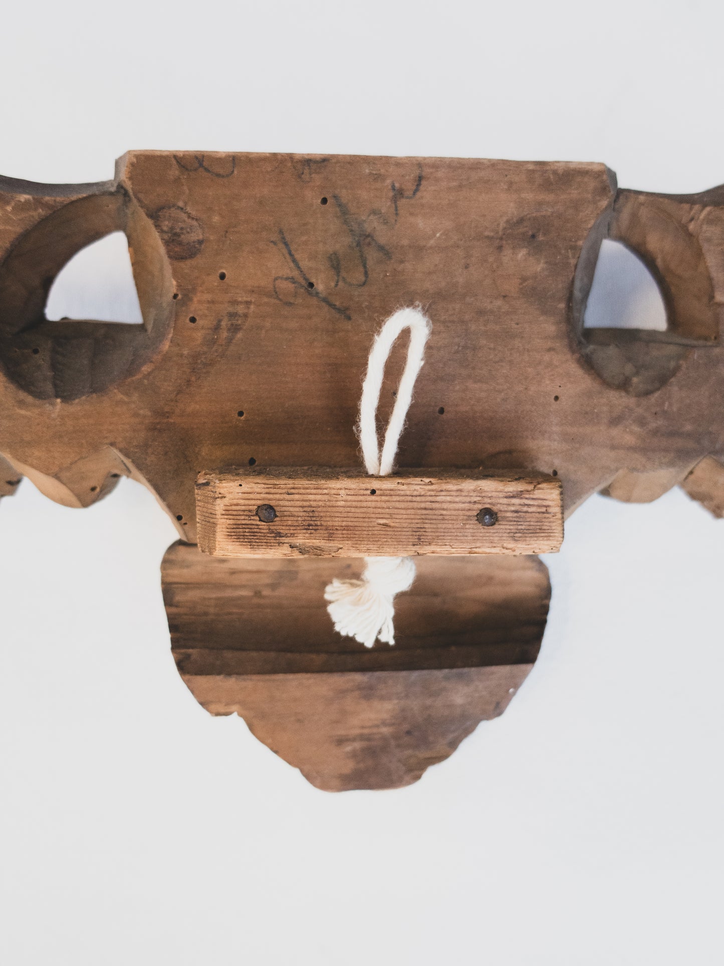 19th c. Hand Carved Cherub Fragment